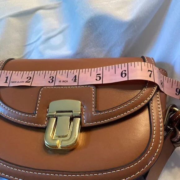 Vegan Leather crossbody Bag  NWOT - Picture 7 of 8